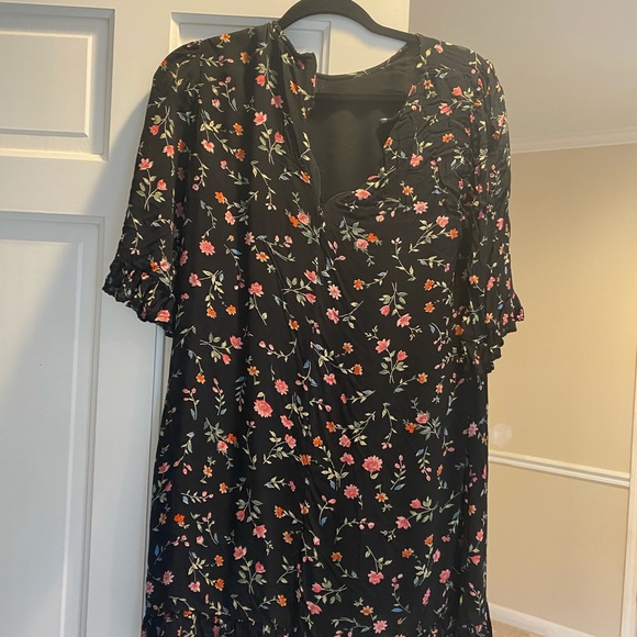 GANNI Elm Georgette Floral Dress - Picture 4 of 4